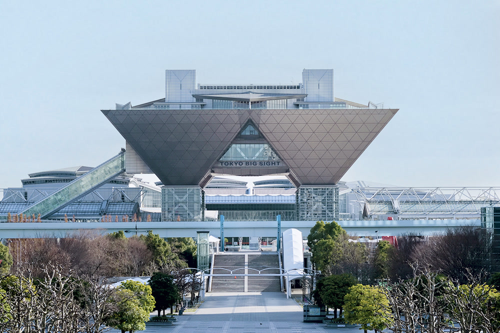 東京ビッグサイト(東京国際展示場)の外観